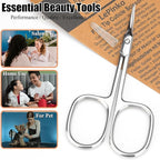 LePinko Cuticle Scissors, Extra Fine Tip, for Manicure and Pedicure, Gifts for Men Women