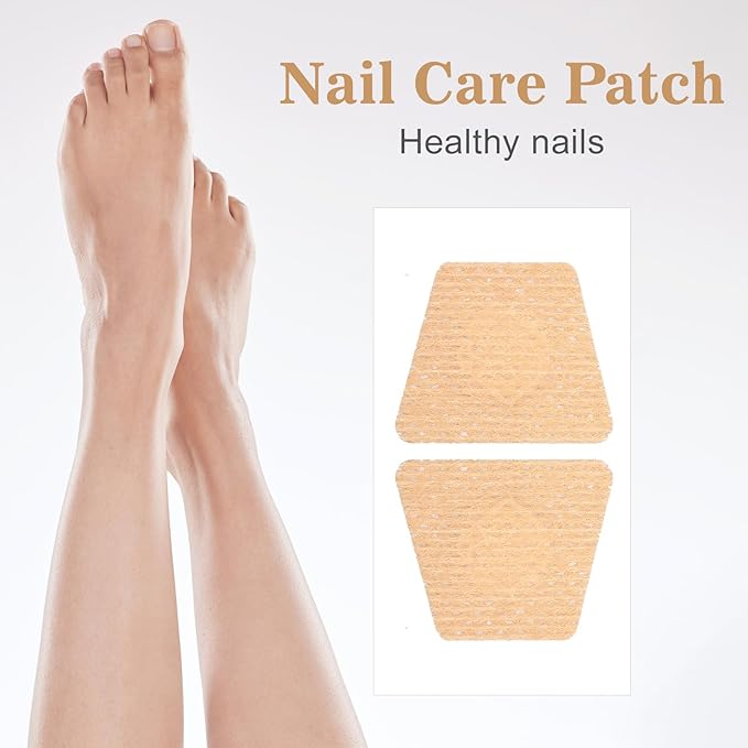 200 Pcs Nail Repair Patches, Muti-Purpose Fungus Nail Treatment Patch,Toenail Care for Toenail Fingernails,8-Hour Nighttime Renewal Toenails Fungus Patches for Damaged & Discolored Appearance Nails