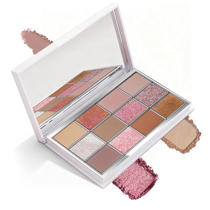 Highly Pigmented Chameleon Eyeshadow Palette, 12 Colors Sparkle Creamy Duo Chrome Multidimensional Eye Shadow Pallet, Long-Wearing Formula,easily blendable,Vegan & Cruelty Free (#02)