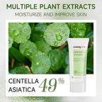 Centella Sunscreen SPF50 PA++++ Calming Moisture Facial Sunscreen Centella Asiatica Korean Sunscreen Matte No White Cast Face Sun Screen for Oily Sensitive Skin
