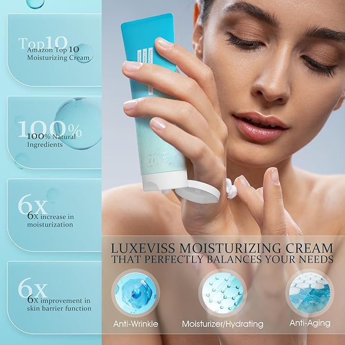 Anti-Aging Night Cream - Overnight Repair with Ceramides, Collagen Peptides and Hyaluronic Acid Deeply Hydrating, Non-Greasy, Fragrance-Free • 100 ml