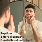 Titan Anti-Aging Mens Eye Cream – Mens Dark Circles Under Eyes Treatment – Eye Bags Treatment for Men – Puffy Eyes Treatments for Men – Peptides, HA, Herbal Extracts –All Skin Types–Unscented