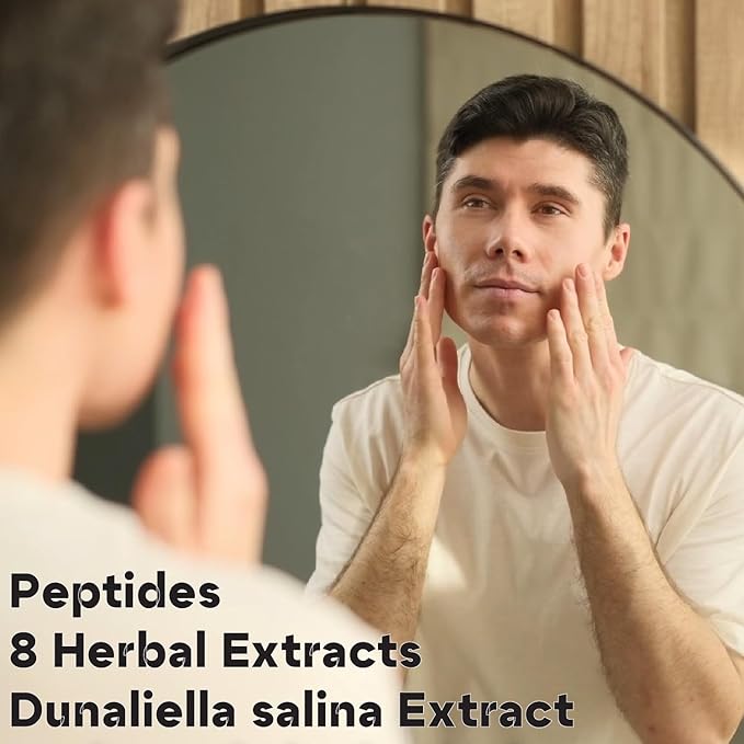 Titan Anti-Aging Mens Eye Cream – Mens Dark Circles Under Eyes Treatment – Eye Bags Treatment for Men – Puffy Eyes Treatments for Men – Peptides, HA, Herbal Extracts –All Skin Types–Unscented