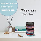 Assorted Twinkling Hair Ties for Women or Girls, 120 Pcs Hair Rubber Bands for Medium to Thick Hair, 4mm Ponytail Holders