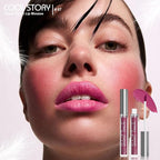 COOL STORY Velvet Lip Stain Mousse, Lip Tint Long-Lasting Waterproof Matte Finish (07)