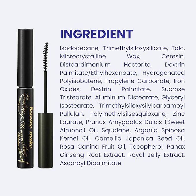 HEROINE MAKE by KISSME Mascara Base for Curl, Volume and Length, Clear MASCARA Primer with Argan Oil, Camellia Oil & Squalane, Transparent Type, Ideal Alone or Under Mascara, Made in Japan, CLEAR 1 EA