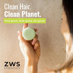 Maui Melon Conditioner Bar, Vegan Solid Hair Conditioner for Curly & Textured Hair, with Melon, Lemon, Coconut, Zero Waste, Travel-Friendly