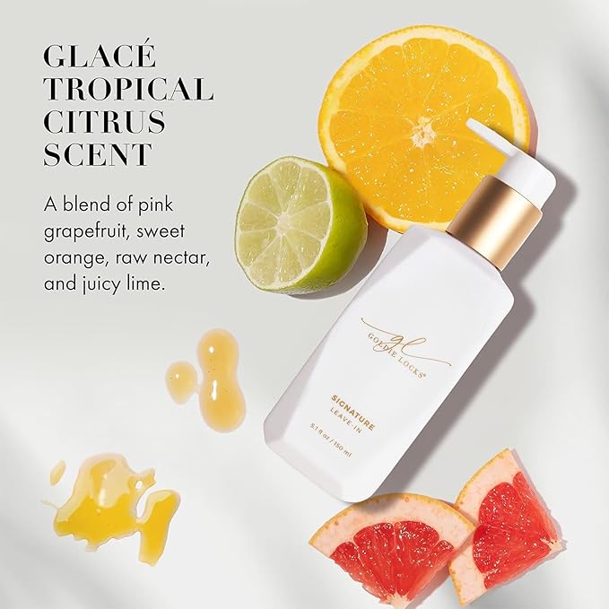 Goldie Locks Travel Size Shampoo & Full-Size Leave-In Conditioner Set - Sulfate-Free, Paraben-Free - Hydration, Frizz Control & Shine - Color & Extension Safe - Protein-Free - 3.4 fl oz + 5.1 fl oz