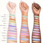 Highly Pigmented Chameleon Eyeshadow Palette, 12 Colors Sparkle Creamy Duo Chrome Multidimensional Eye Shadow Pallet, Long-Wearing Formula,easily blendable,Vegan & Cruelty Free (#03)