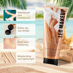 Boobeen Waterproof Leg Makeup Cream, No Transfer Body Concealer, 24-Hour Long-Lasting and Easy to Apply, Smooth & Light Effect for All Skin Tones