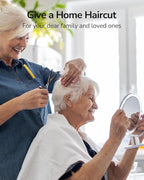 ULG Hair Cutting Scissors Thinning Shears Kit Professional Barber Hairdressing Texturizing Salon Razor Edge Scissor Japanese Stainless Steel 6.5 inch Black