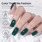 TOMICCA Green Gel Nail Polish, 15ml Christmas Green Gel Polish,Soak Off UV LED for Cure，Color Long Lasting High Saturation and Glossy Nail Art Manicure Salon Women Gifts For Christmas