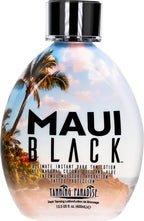 Tanning Paradise Maui Black TanningLotion Instant Dark Tanning Lotion Natural Tan Lotion with Coconut Oil and Aloe Hydration Boost and Tattoo Protection 13.5oz