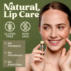 Earth's Daughter SPF Coconut Lip Balm 4-Pack Stocking Stuffers - Lip Sunscreen, SPF 15, Organic Ingredients, Beeswax, Coconut Oil, Vitamin E - Hypoallergenic, Paraben Free, Gluten Free, New