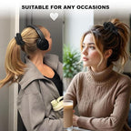 6 Pcs Silk Satin Scrunchies for Hair Sleep Silk Hair Ties for Women Girls Hair Scrunchies for Ponytails Holders Smooth Hair Accessories Gentle on Hair