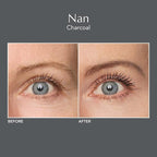 Thrive Causemetics Infinity Waterproof Eyebrow Pencil, Retractable Brow Pencil with Hyaluronic Acid & Shea Butter, Dual Ended Eyebrow Brush Spoolie, Fine Tip, Vegan & Cruelty Free, Nan (Charcoal)