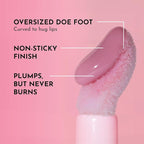 Lawless Women's Forget The Filler Lip Plumper Line Gloss, Lavender Sorbet, Pink, 0.11 Fl Oz (Pack of 1)