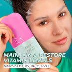 Vitamasques Multivitamin Face Mask, 8-Pack - Hydrating and Nourishing Korean Skincare for Radiant Skin, Provides Vitamins B, C & E