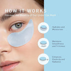 15% Niacinamide Serum With VC, B5, Hyaluronic Acid, Peptide 50ML - Under Eye Patches for Dark Circles, Reduce Wrinkles Puffy & Bags, Anti Aging Moisturizer Cream and Niacinamide Serum 30 Pairs