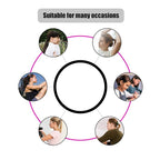 Multy-Colored Hair Ties, 120 PCS Large Elastic Bands, No Damage Ponytail Holders for Thick Hair, Women, Men and Girls