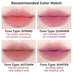 BBIA Last Velvet Tint MLBB Edition - Soft Creamy Matte Finish Lip Stain, Blur Effect & Velvety Texture, Long-Lasting, High Pigment, Non-Drying, Vegan, Korean Lip Makeup (V49 ROSY LIFE, Pack of 1)