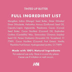 100% Natural Tinted Lip Butter Sleeping (Light