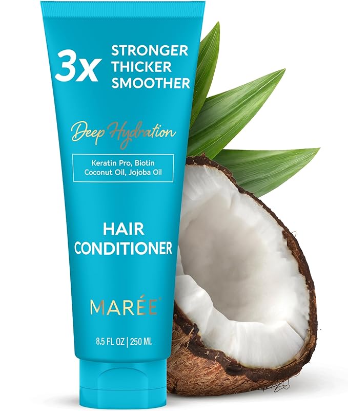 MAREE Deep Conditioning Hair Mask Conditioner for Women & Men – Hydrating Moisturizing Color Safe Hair Conditioner – Hair Moisturizer for Curly Dry Damaged Color Treated – Acondicionador Para Cabello