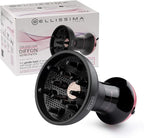 Bellissima Diffon Worldwide Diffuser Hair Dryer for Curly Hair - Dual Voltage 2-in-1 Blow Dryer with Diffuser - Reduces Frizz, Defines Curls, Volumizes - Lightweight, Easy Hold Handle