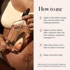 HATCH Belly Oil, Pregnancy & Postpartum Skincare for Stretch Marks, Quick-Drying for Full Body & Soothes Irritation, Plus Vegan, Clean & Plant-Based, 6.7 Fl Oz