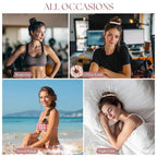 3 Pack Mulberry Silk Scrunchies for Women – 22 Momme 6A Grade Hair Ties, Anti-Frizz & Anti-Breakage, Gentle & Safe for All Hair Types, Daily Styling & Overnight Care