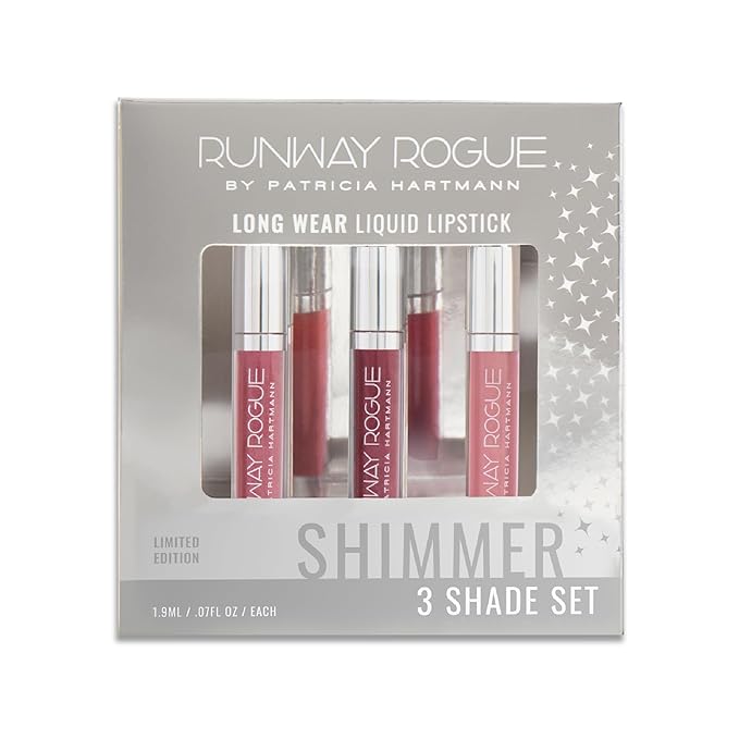 Runway Rogue Try Me x 3 Mini Long Wear Limited Edition Liquid Lipstick Set, Melrose Trio (‘Boss Babe’, ‘Call Back’, ‘Trophy Wife’)
