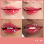 Laka Fruity Glam Tint, 4.5g/0.15oz, Glowing Lip Stain with Wide Color Spectrum, Hydrating & Lightweight Texture, Long-Lasting Bold Stain, Non-Sticky, Vegan, K-Beauty (#126 Lucy)