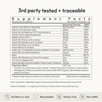 Moon Juice SuperHair Hair Growth Vitamins for Women & Men with Biotin & Saw Palmetto - Clinical Strength Multivitamin Hair Supplement for Healthier, Stronger, Thicker Hair, 120 Capsules - 30 Servings