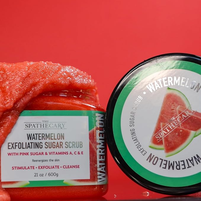Body Scrub, Exfoliating-Nourishing-Refreshing-Smoothing Body Care 21 oz. (21 oz, Watermelon)