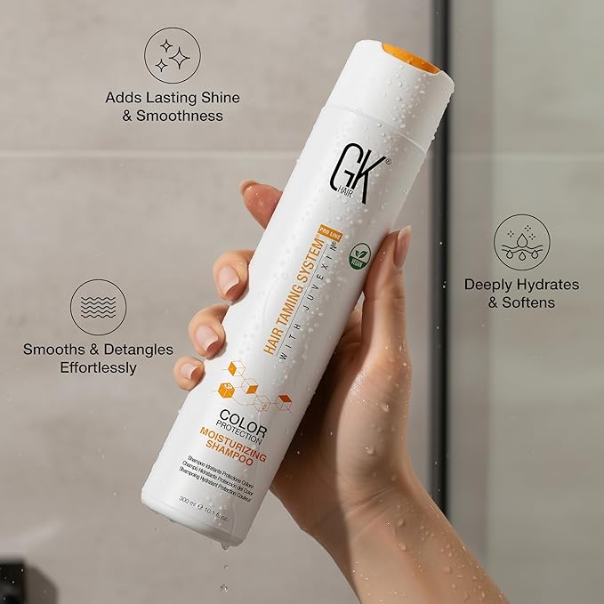 GK HAIR shampoo and conditioner set - Sulfate Free shampoo and Conditioner For Colored & Keratin Treated Hair-Made with Aloe vera, Parki Butter- Free of Parabens & Phthalates (10.1 Fl Oz)