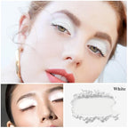 MEICOLY White Single Eyeshadow with Mirror,Matte Eye Shadow for Halloween Makeup,Pressed Powder Eyeshadow,Matte Shade Eyelid Color Eye Makeup for Women Girls,High Pigment,Long Wear,Waterproof,Natural