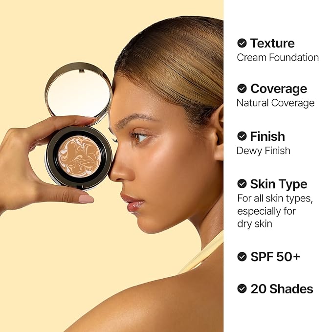 [NEW] AGE20'S Signature Essence Pact | 29W CARAMEL | Vegan Korean Cushion Foundation | Pack of 1 | Cream Foundation, Dewy & Glow Finish, Natural Coverage, SPF 50+