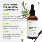 Scandinavian Biolabs Bio-Pilixin® Serum For Men | Helps Reduce Hair Loss Due to Breakage, Help Activate Hair Growth, Stem Cell Technology, Drug-Free Daily Use, Clinically Tested, 100 mL/ 3.4 Oz
