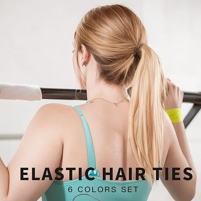 YGDZ Hair Ties for Thick Hair, 150 PCS Hair Elastic 5CM Ponytail Holders No Hair Damage, Rubber Bands for Hair, Elastic Hair Ties, Christmas Stuffers Xmas Gift Hair Accessories for Women, Men, Girls