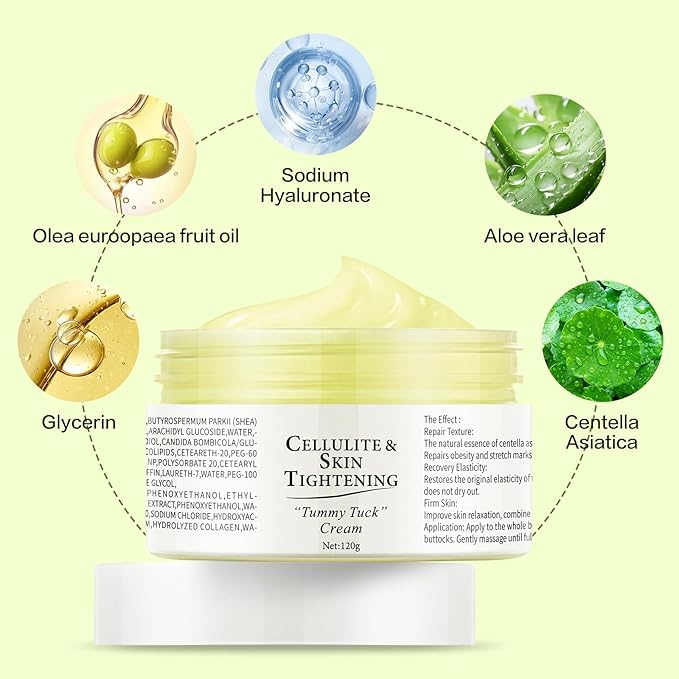 Stretch Marks Removal Cream for Pregnancy Massages Body & Reduces Scar Appearance,Gentle Stretch Marks Eradication Body Skincare Firming (120g/4.23oz)