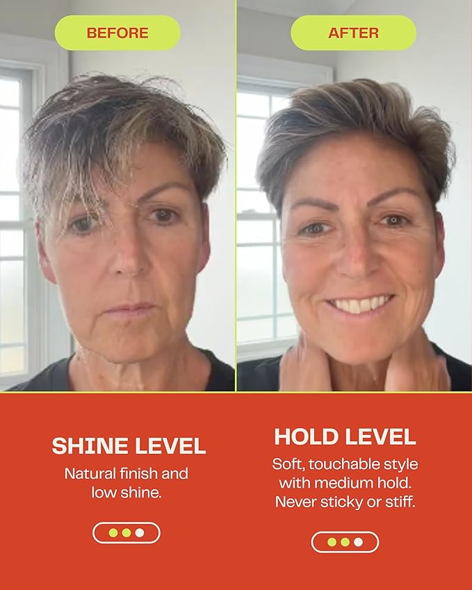 Barb Soft Clay Pomade for Women and Men - Medium Hold Hair Pomade Styling Clay for Thin and Thick Hair - Non-Sticky, Water-Based - Fragrance Free - 2 oz