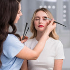 3 Pcs Eyeliner Brushes Set, Fine Angled Eyeliner Eyebrow Concealer Brushes, Upgraded Sickle Ultra Thin Extra thin Eyeliber Brush Slanted Flat Angle for Beauty Cosmetic Tool