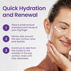 Optase LIFE Sensitive Eye Daily Renewal Cream - Hydrating Eye Cream for Skin Use Around Dry and Sensitive Eyes - Smooths Fine Lines, Preservative-Free, Eye Doctor and Dermatologist Approved - 15 ML