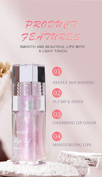 2 Pcs Magic Color Changing Lip Oil,Moisturizing Lip