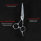 Suvorna 5.5" Hair Scissors Professional - Barbers Scissors for Hair Cutting - Sharp Razor Edge Hair Cutting Scissors to Cut Hair - Japanese 440C Stainless Steel Hair Shears for Women and Men