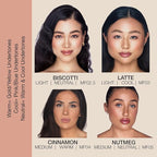 Bellapierre Mineral Foundation SPF 15 – Loose Powder Foundation, Full Coverage Mineral Makeup with Matte Finish – Vegan, Cruelty Free, Hypoallergenic, Oil & Talc Free – 0.32 oz - Café