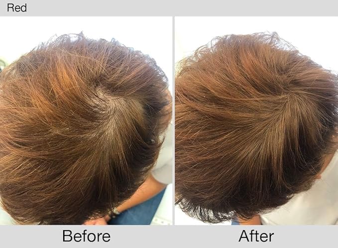 Joan Rivers Great Hair Day Root Touch Up Powder and Hair Color Stick - Root Cover Up Hair Powder and Root Touch Up Stick for Thicker, Fuller Looking Hair (Red)