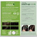 Clairol Natural Instincts 4 Dark Brown, Demi-Permanent Hair Dye & Root Touch-Up Bundle