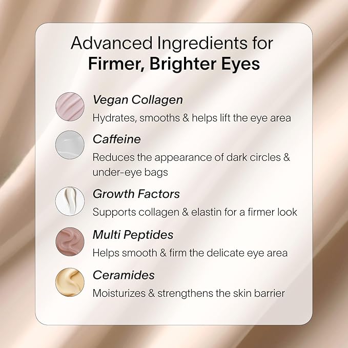 Solawave LightBoost Eye Cream | Reduces Appearance of Dark Circles, Puffiness, & Under Eye Bags | Anti Aging, Wrinkle Smoothing, Brightening, Hydrating, & Collagen Support | Enhances Red Light Therapy