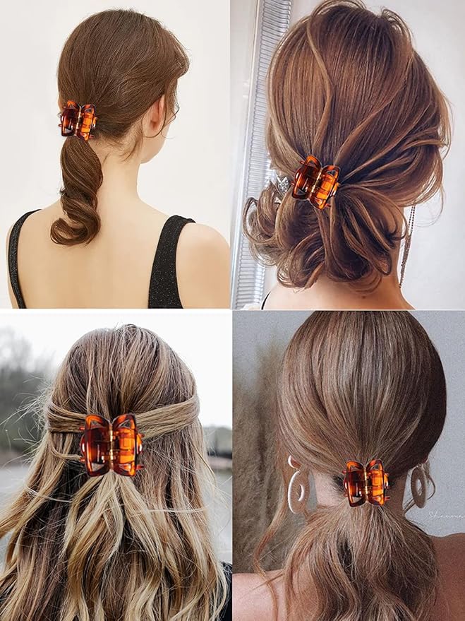 4 Pieces Hair Claw Clips,Morhom Big Size Hair Claws 2.0 Inch Hair Jaw Clip for Women Girls Thick or Medium Hair